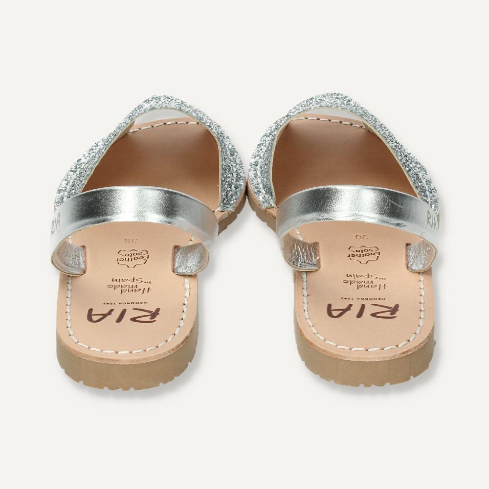 Ria Menorca Menorquina Mujer Marbella Glitter Plata
