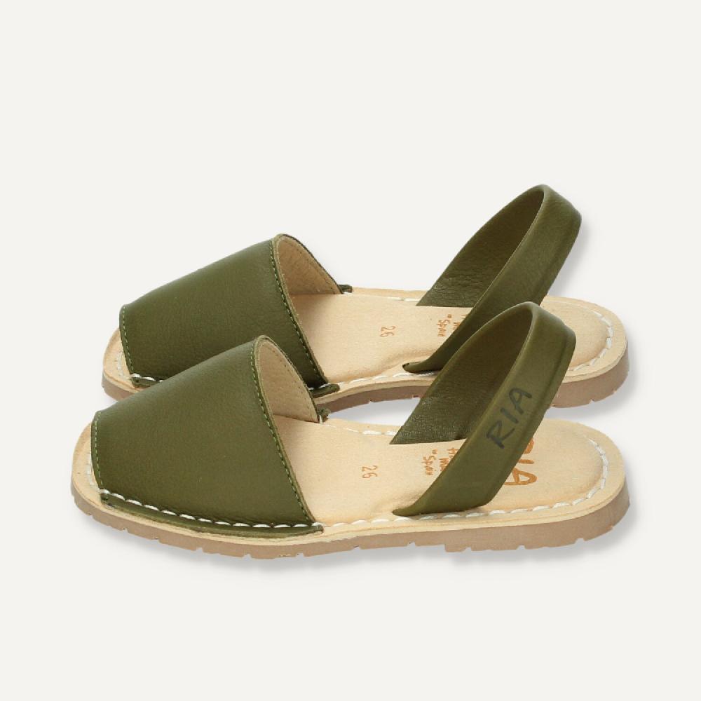 Ria Menorca Menorquina acolchada Mallorca Kaki