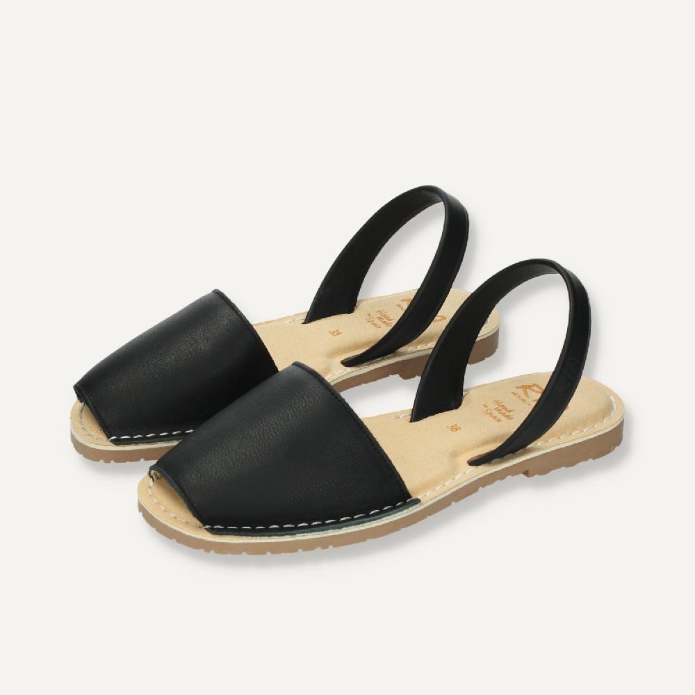 Ria Menorca Menorquina Acolchada Mallorca Negro