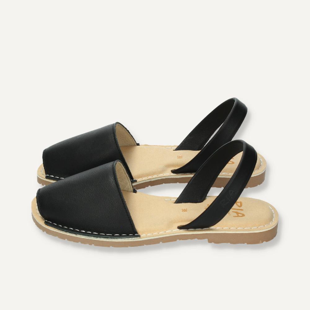 Ria Menorca Menorquina Acolchada Mallorca Negro