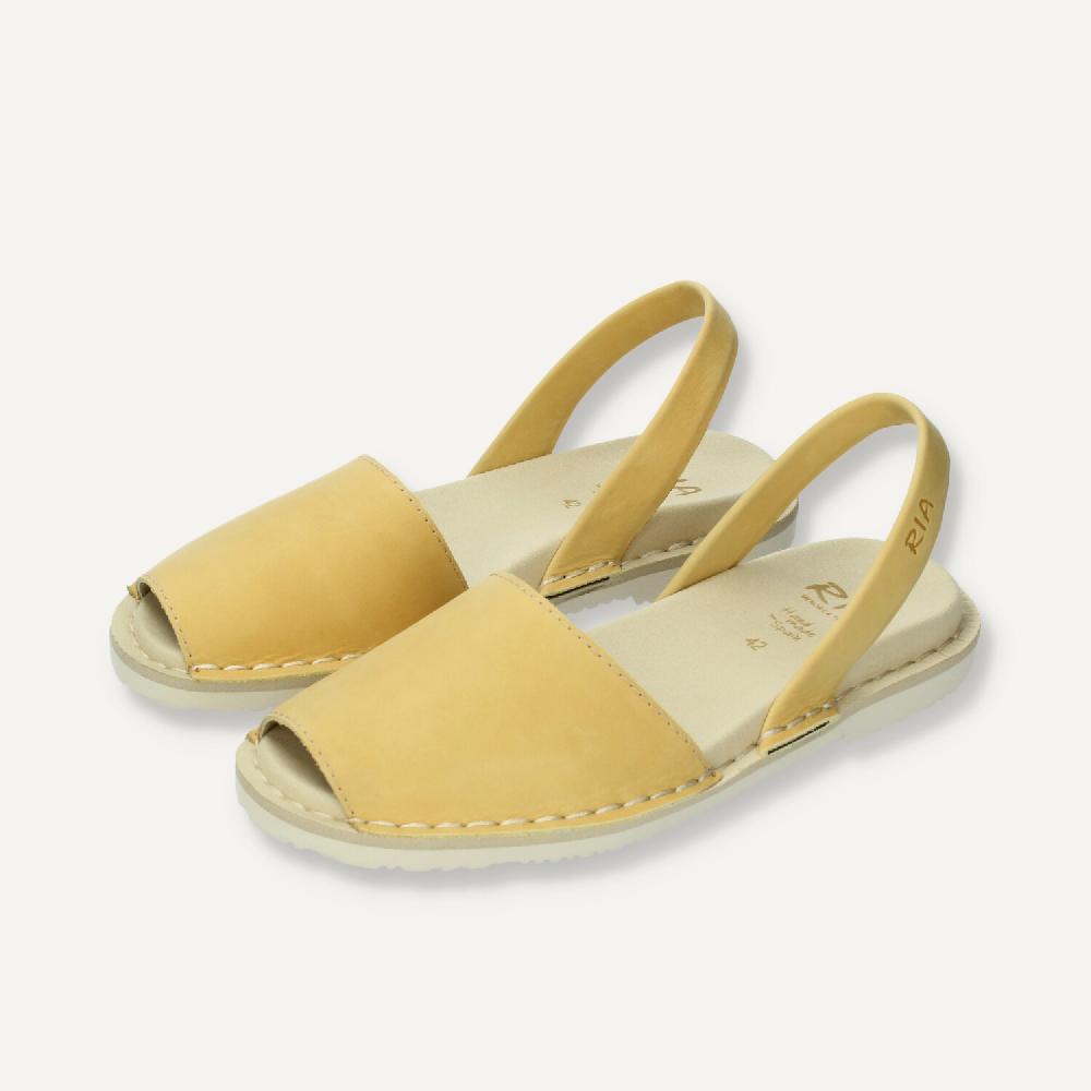 Ria Menorca Menorquina Hombre Acolchada Mostaza