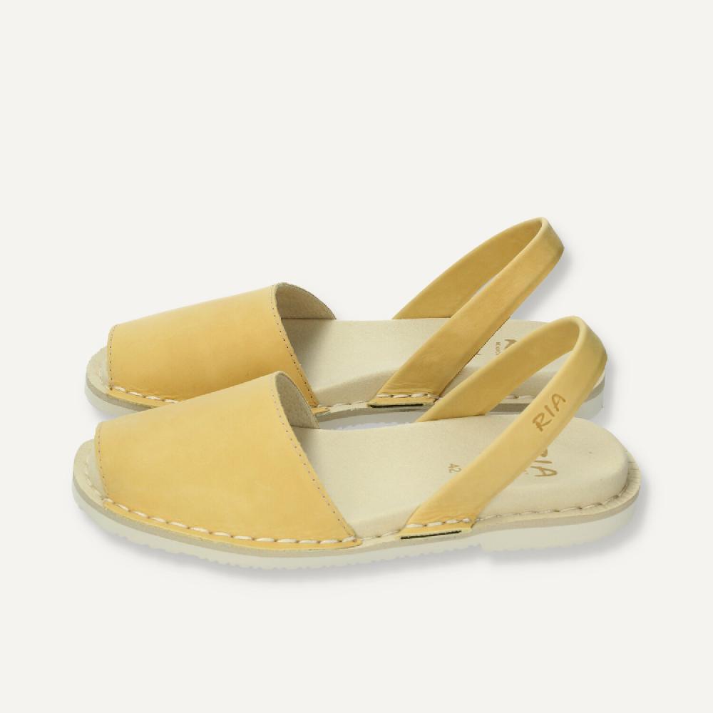 Ria Menorca Menorquina hombre Acolchada Mostaza