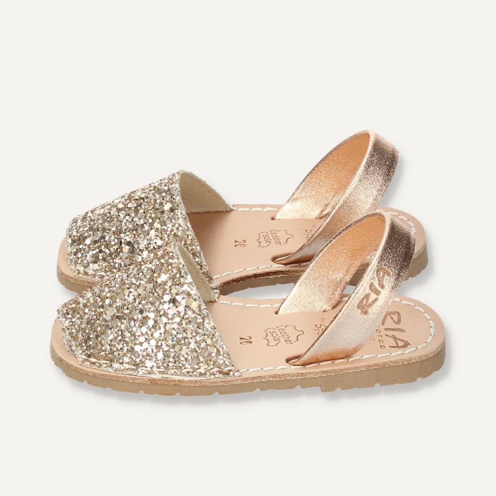 Ria Menorca Menorquina niña Marbella Glitter Peach
