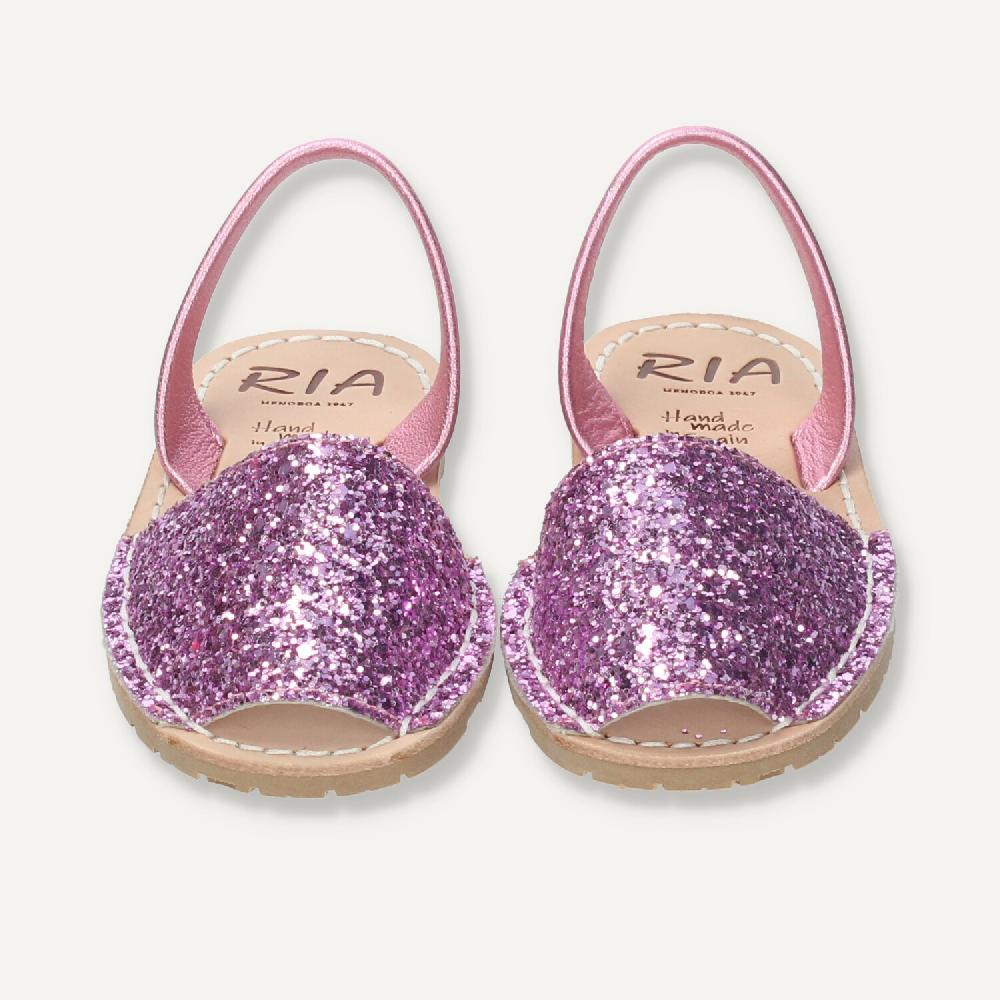 Ria Menorca Menorquina Niña Marbella Glitter Rosa