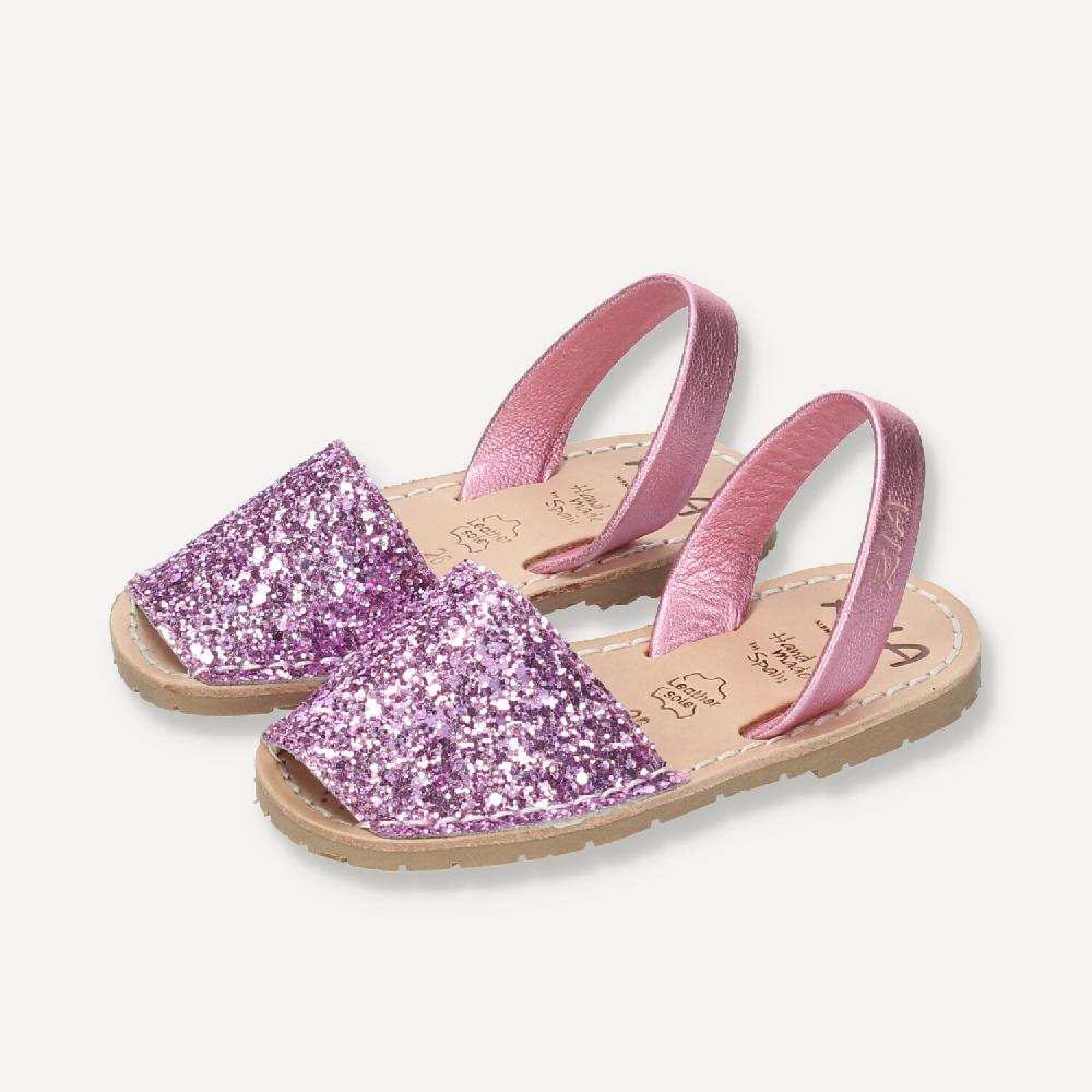 Ria Menorca Menorquina Niña Marbella Glitter Rosa