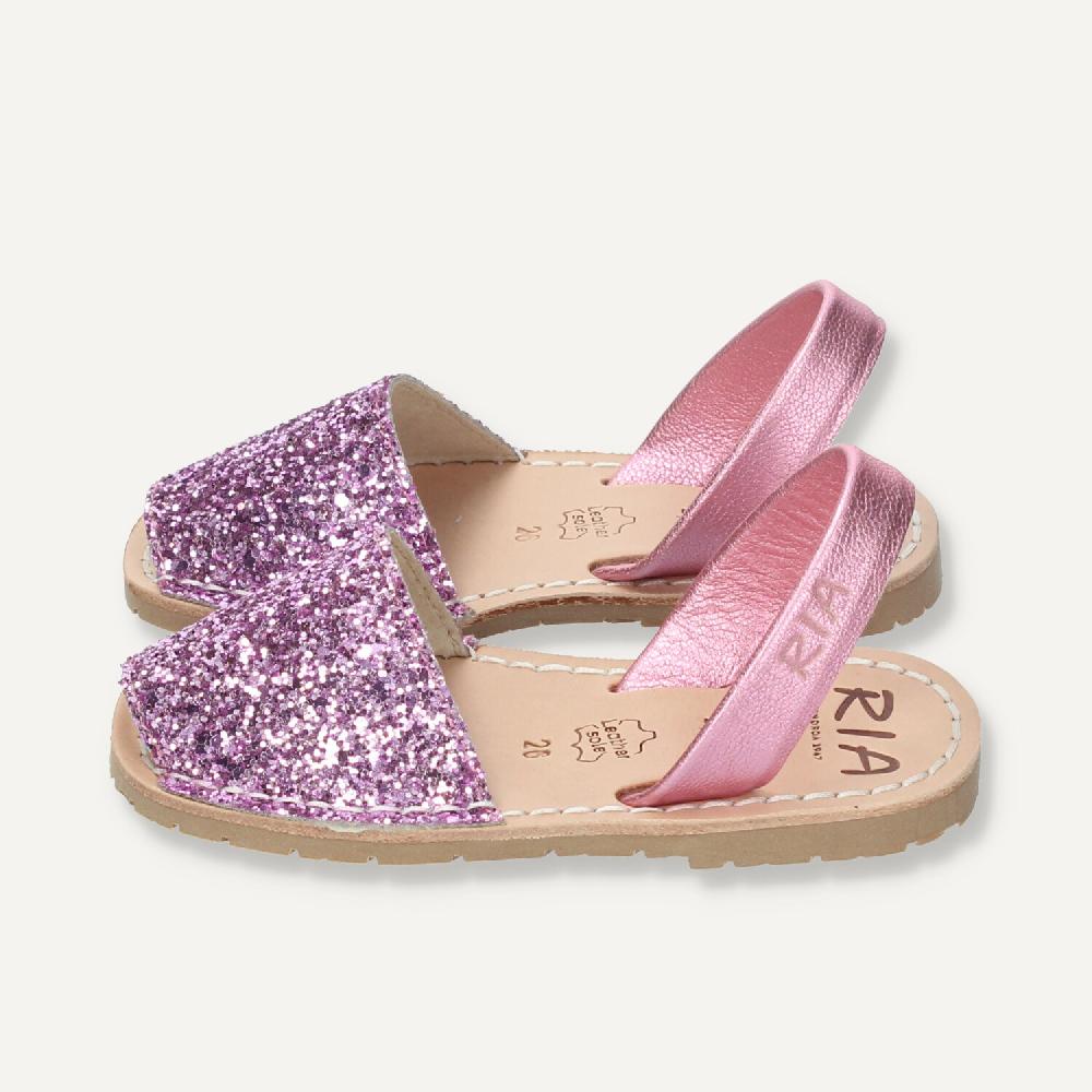 Ria Menorca Menorquina niña Marbella Glitter Rosa