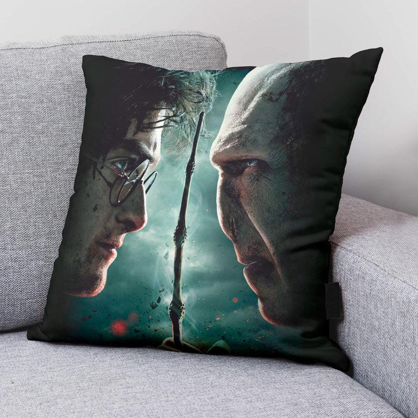 Ripshop Funda De Cojín Harry VS Voldemort A 50X50 Cm Harry Potter – Ripshop