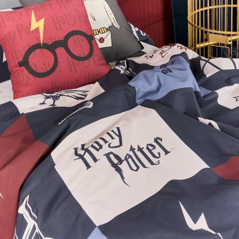 Ripshop Funda Nórdica 100% Algodón Hogwarts Cuadros Azul – Ripshop
