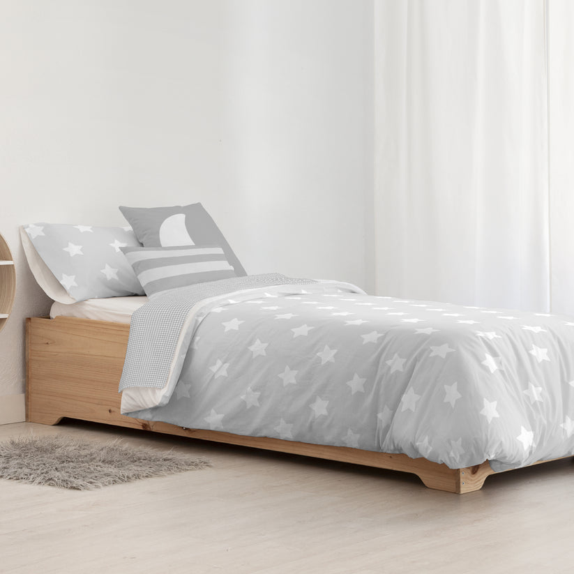 Ripshop Funda Nórdica 100% Algodón Runar Gris – Ripshop