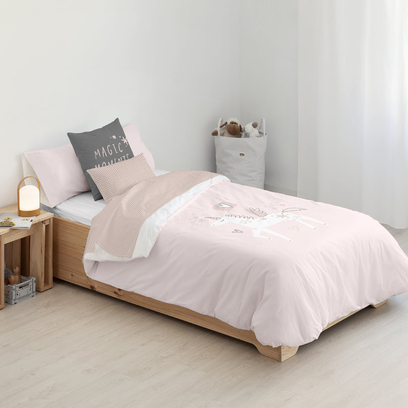 Ripshop Funda Nórdica 100% Algodón Yannick Rosa – Ripshop