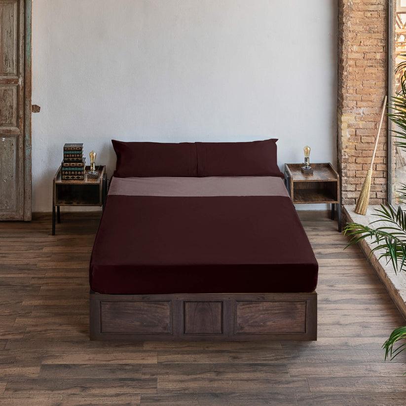 Ripshop Juego De Sábanas 100% Algodón Harry Potter Burdeos – Ripshop