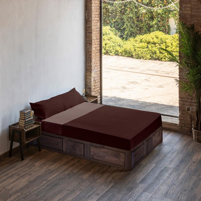 Ripshop Juego De Sábanas 100% Algodón Harry Potter Burdeos – Ripshop