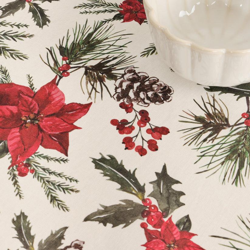 Ripshop Mantel Antimanchas Christmas Flowers 1 – Ripshop