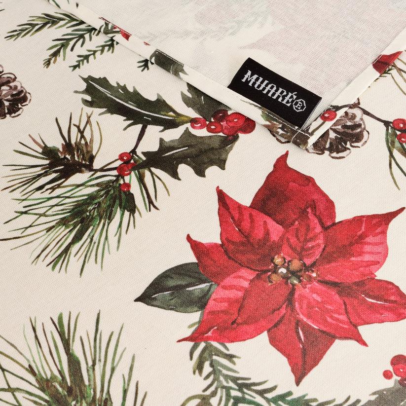 Ripshop Mantel Antimanchas Christmas Flowers 1 – Ripshop