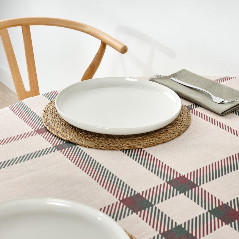 Ripshop Mantel Redondo Antimanchas Cuadros Navidad – Ripshop