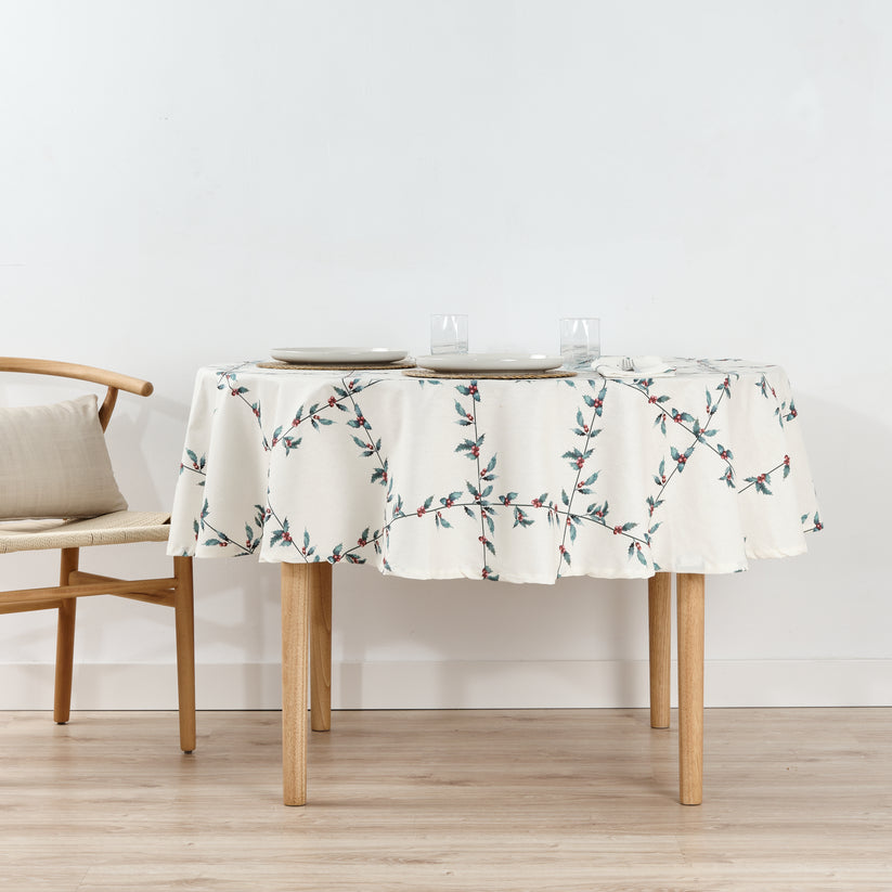 Ripshop Mantel Redondo Antimanchas White Christmas 1 – Ripshop
