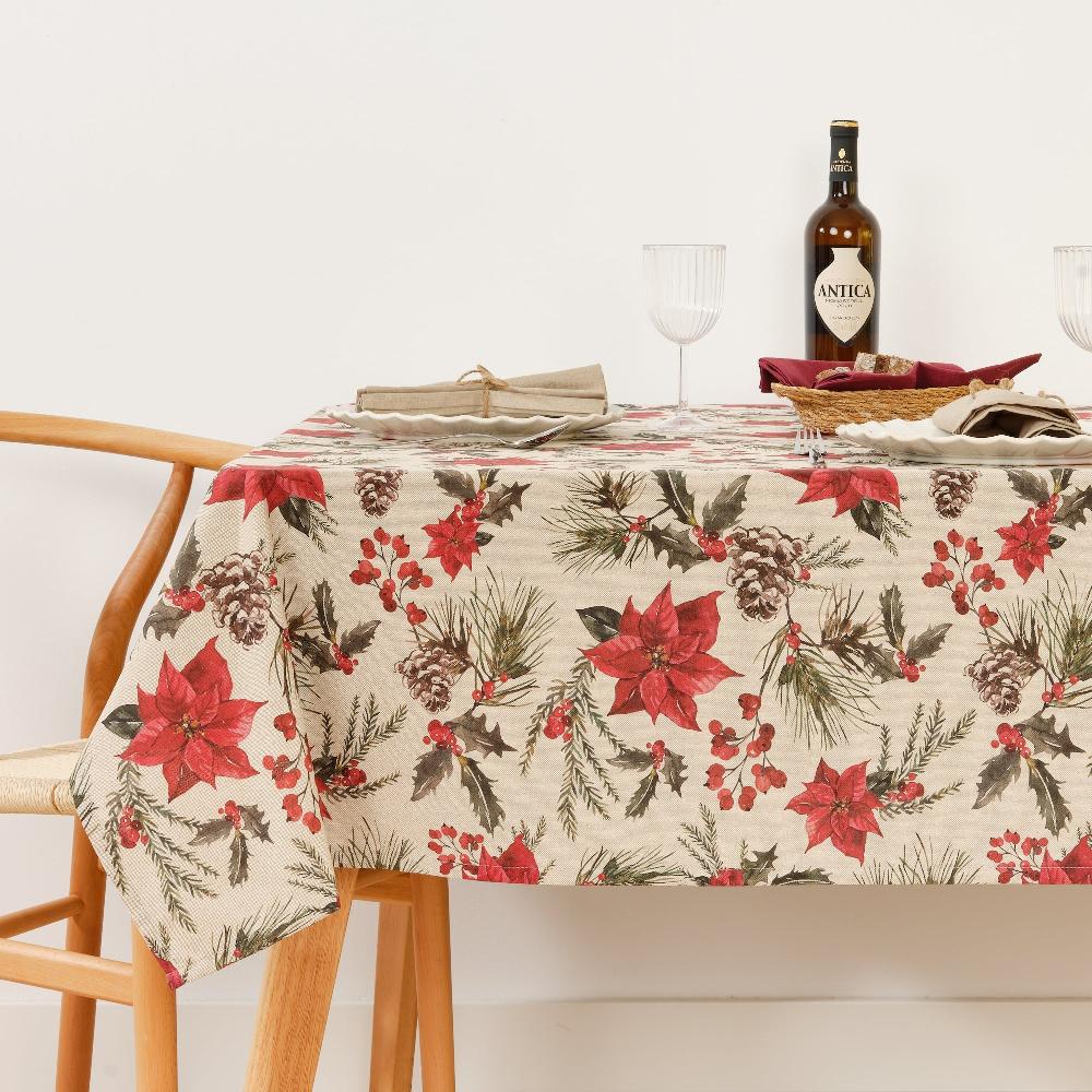 ripshop Mantel tacto tela Christmas Flower 1 – Ripshop
