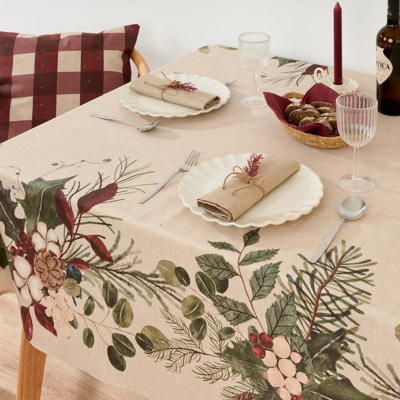 Ripshop Mantel Tacto Tela Christmas Muérdago – Ripshop