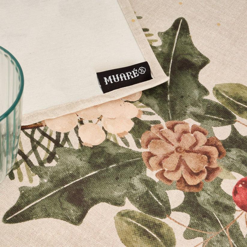 Ripshop Mantel Tacto Tela Christmas Muérdago – Ripshop