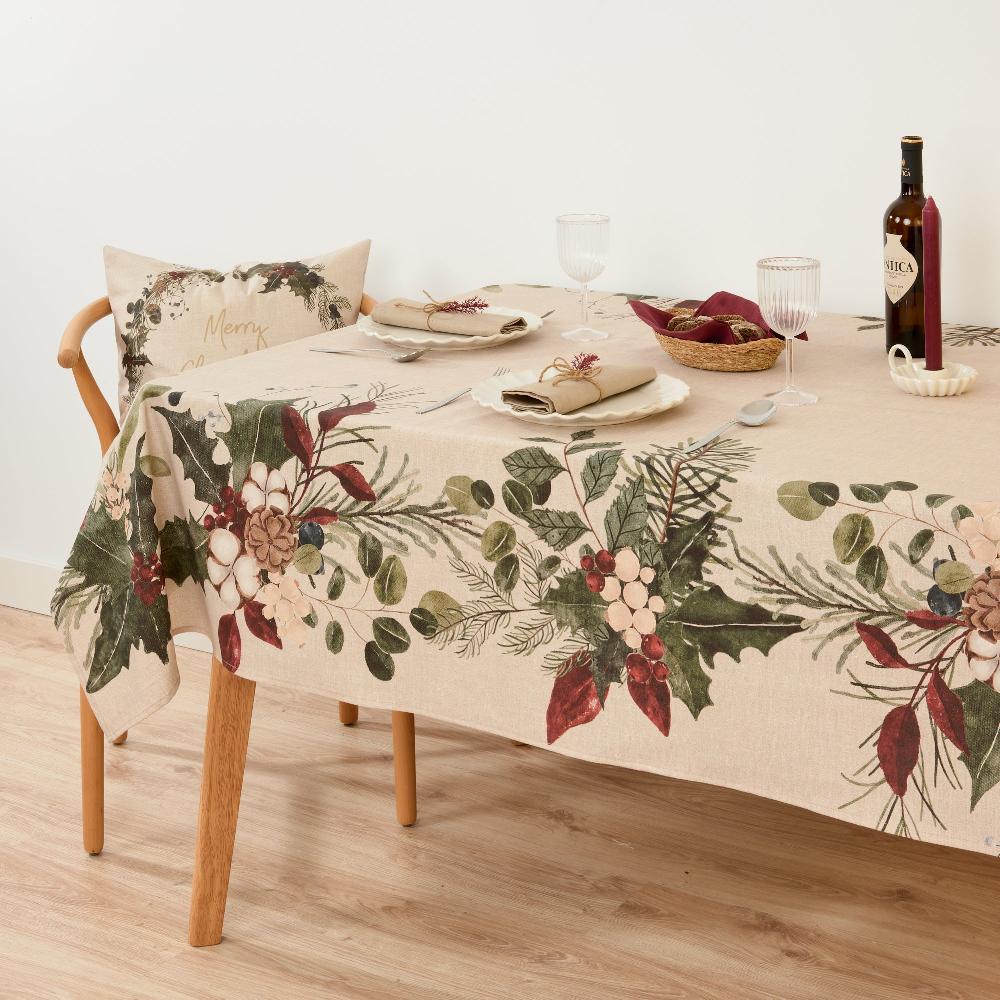 ripshop Mantel tacto tela Christmas Muérdago – Ripshop