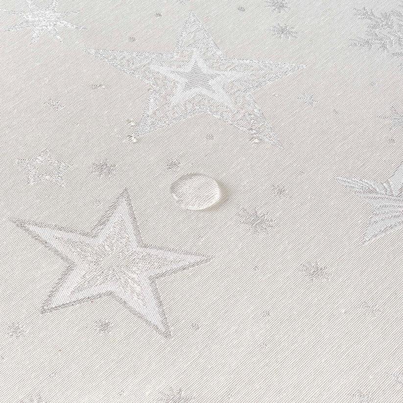 Ripshop Mantel Tacto Tela Jacquard 31114A Natural Plata Lurex – Ripshop