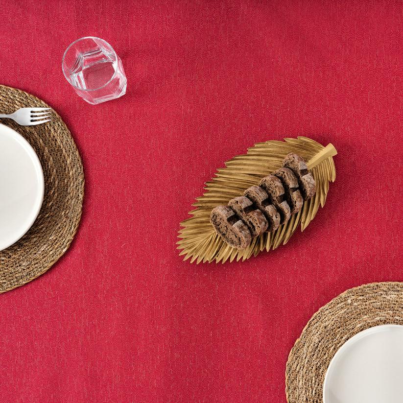 Ripshop Mantel Tacto Tela Jacquard Christmas Candela Rojo Lurex – Ripshop