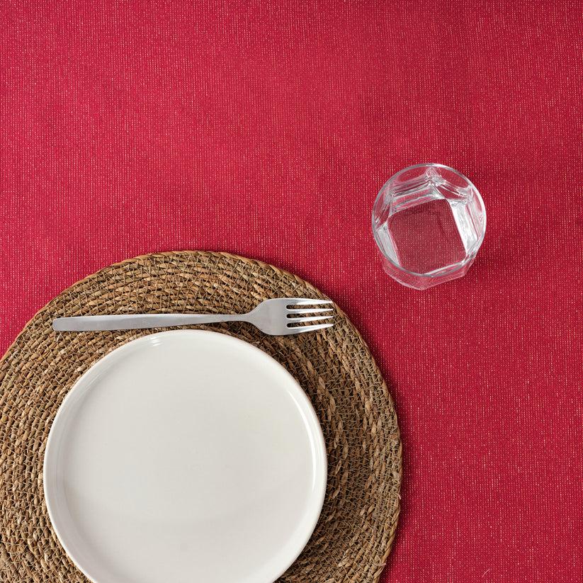 Ripshop Mantel Tacto Tela Jacquard Christmas Candela Rojo Lurex – Ripshop