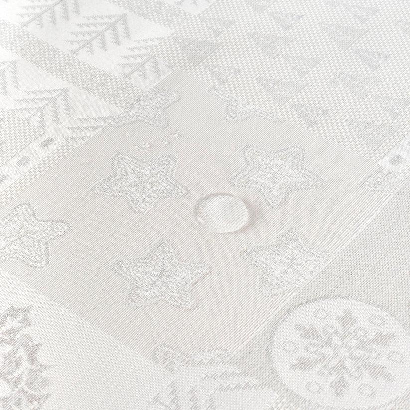 Ripshop Mantel Tacto Tela Jacquard R22120 Natural Plata Lurex – Ripshop