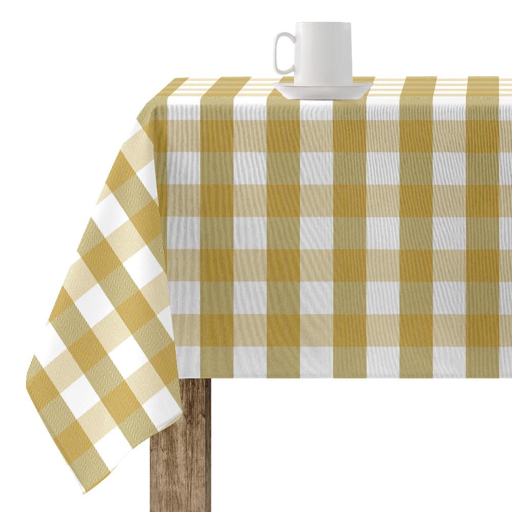 ripshop Mantel antimanchas Cuadros Mostaza – Ripshop