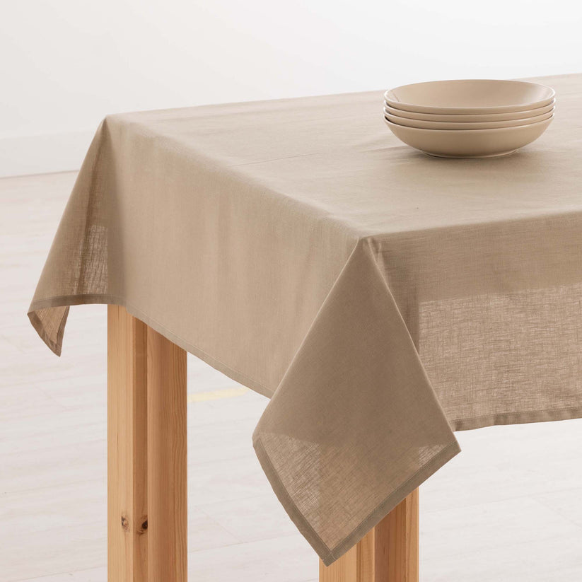 Ripshop Mantel Hidrofugo Lino 100% Taupe – Ripshop