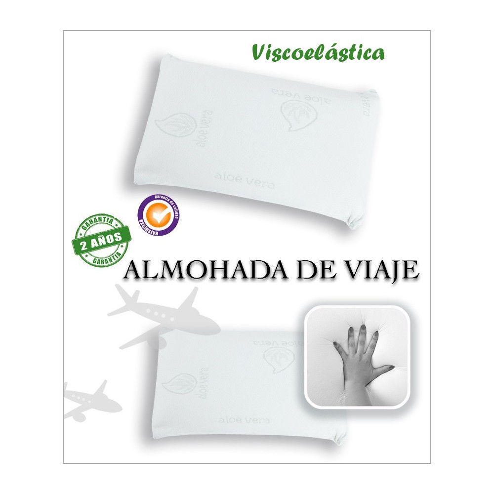 Sabanalia Almohada De Viaje Viscoelástica Aloe Vera