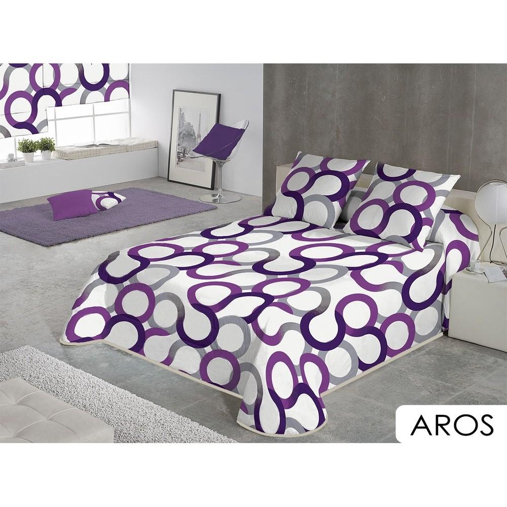 sabanalia Colcha estampada Aros (Disponible en varios tamaños y colores)