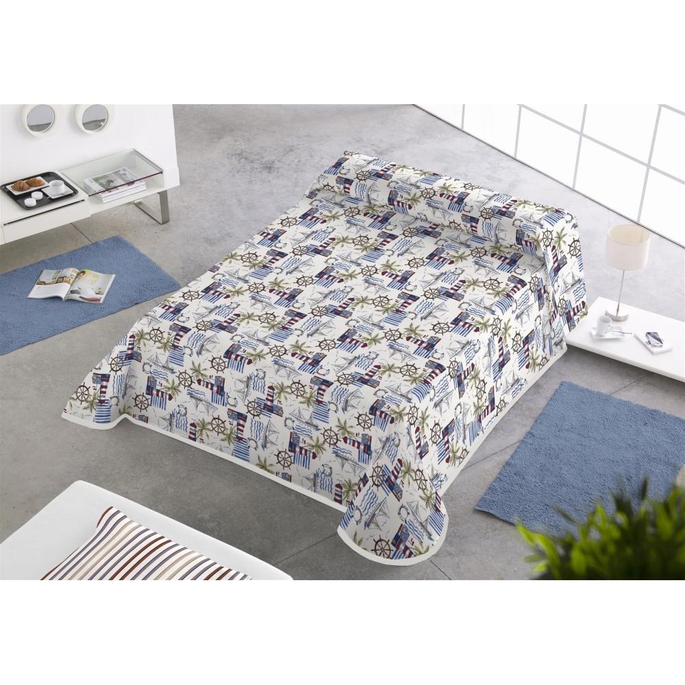 Sabanalia Colcha Estampada Faro (Disponible En Varios Tamaños)