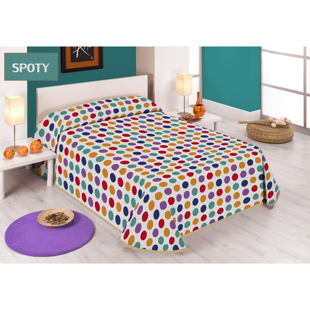 Sabanalia Colcha Estampada Spoty (Disponible En Varios Tamaños)