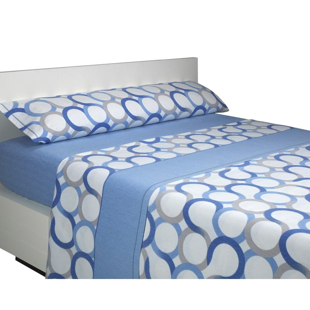 Sabanalia Juego Sábanas Franela Aros (Disponible En Varios Tamaños)