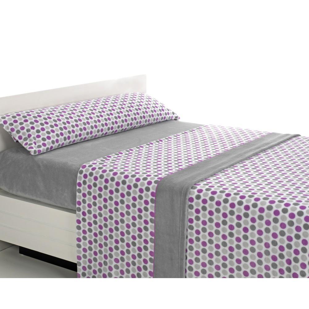 sabanalia Juego de sábanas de coralina Happy