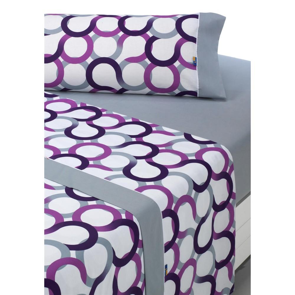 sabanalia Juego de sábanas estampadas Aros