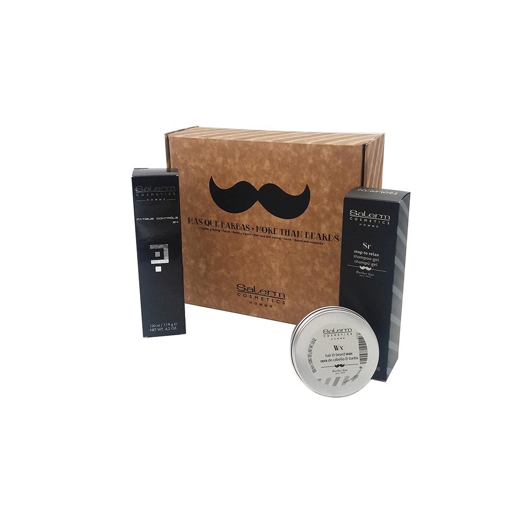 salerm cosmetics Homme Pack: Stop to relax + Fatigue Control + Cera cabello