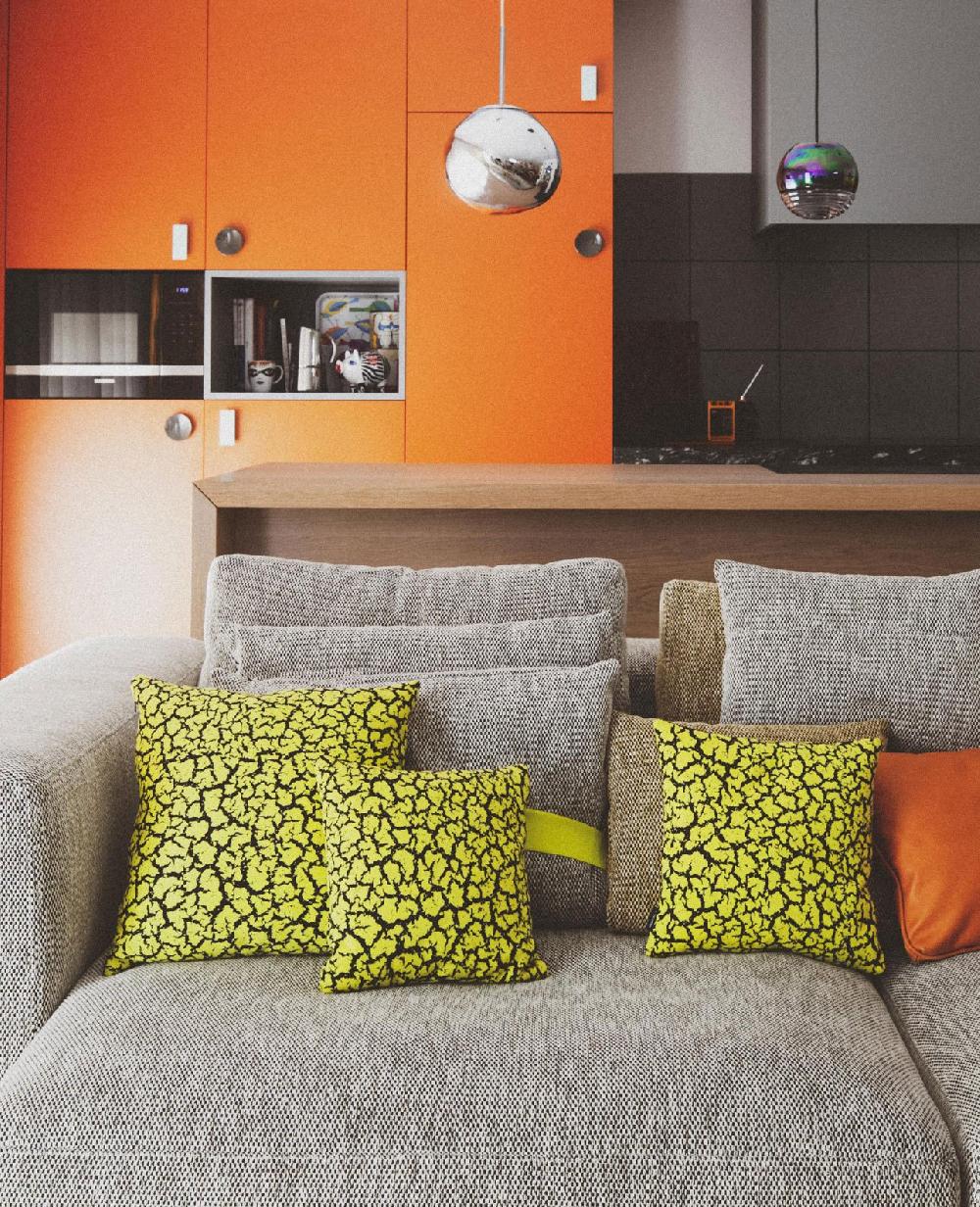 Sancal Rift Cojín L Baggy					 					Amarillo