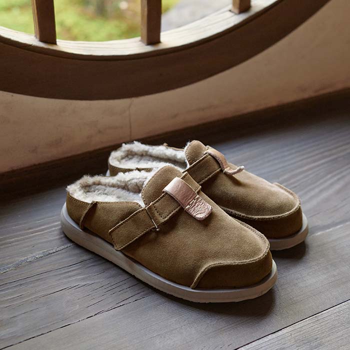 Satorisan Uwabaki Clog Strap Suede