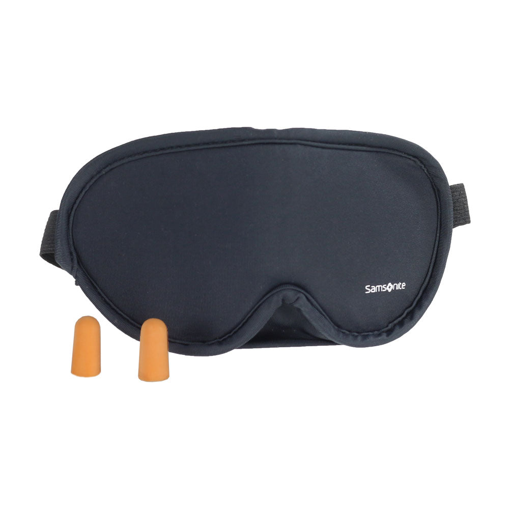 Saxoline Antifaz Global Travel Accessories Eye Mask And Earplugs Black