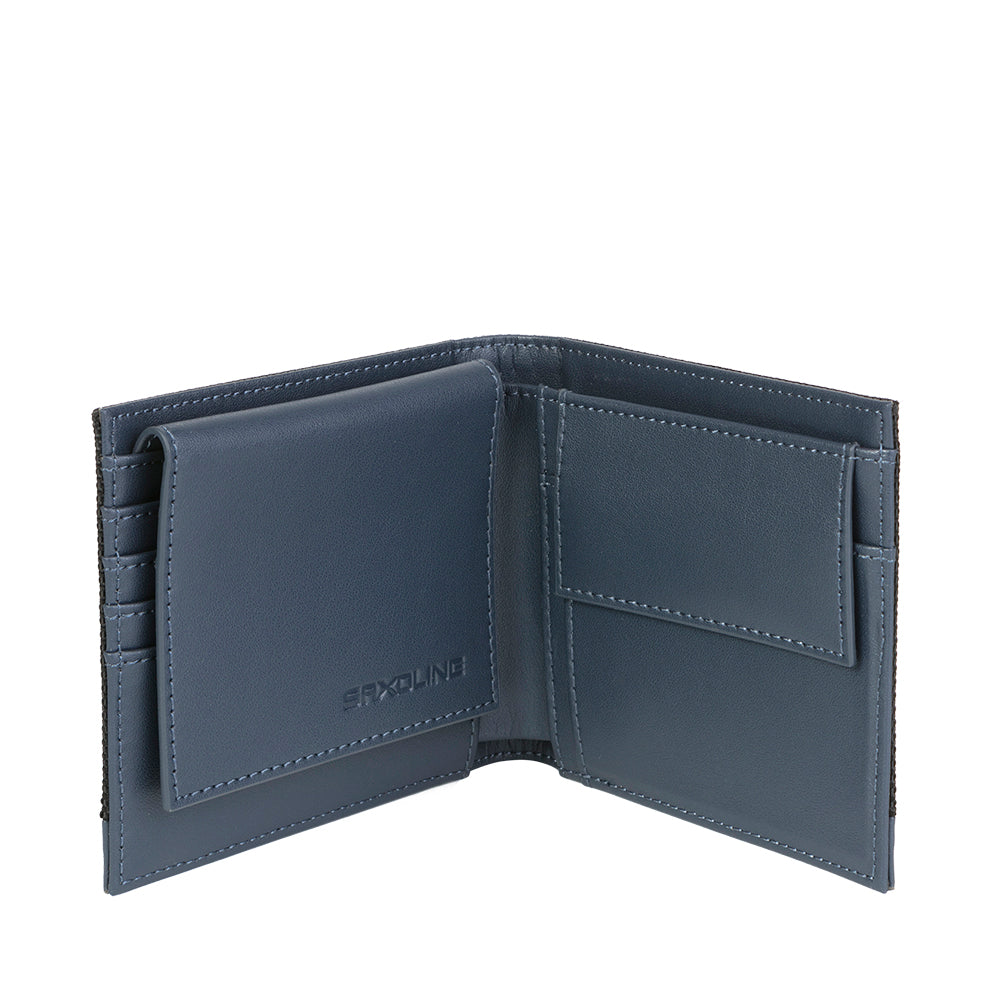 Saxoline Billetera Suburb Pro 4SX Negro/Azul Marino M