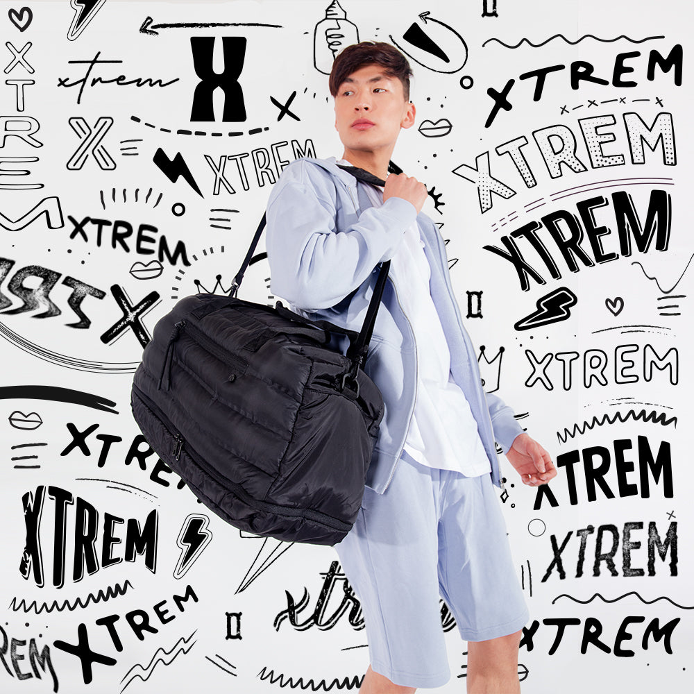 Saxoline Bolso Deportivo De Mujer New Spinning Negro Mediano