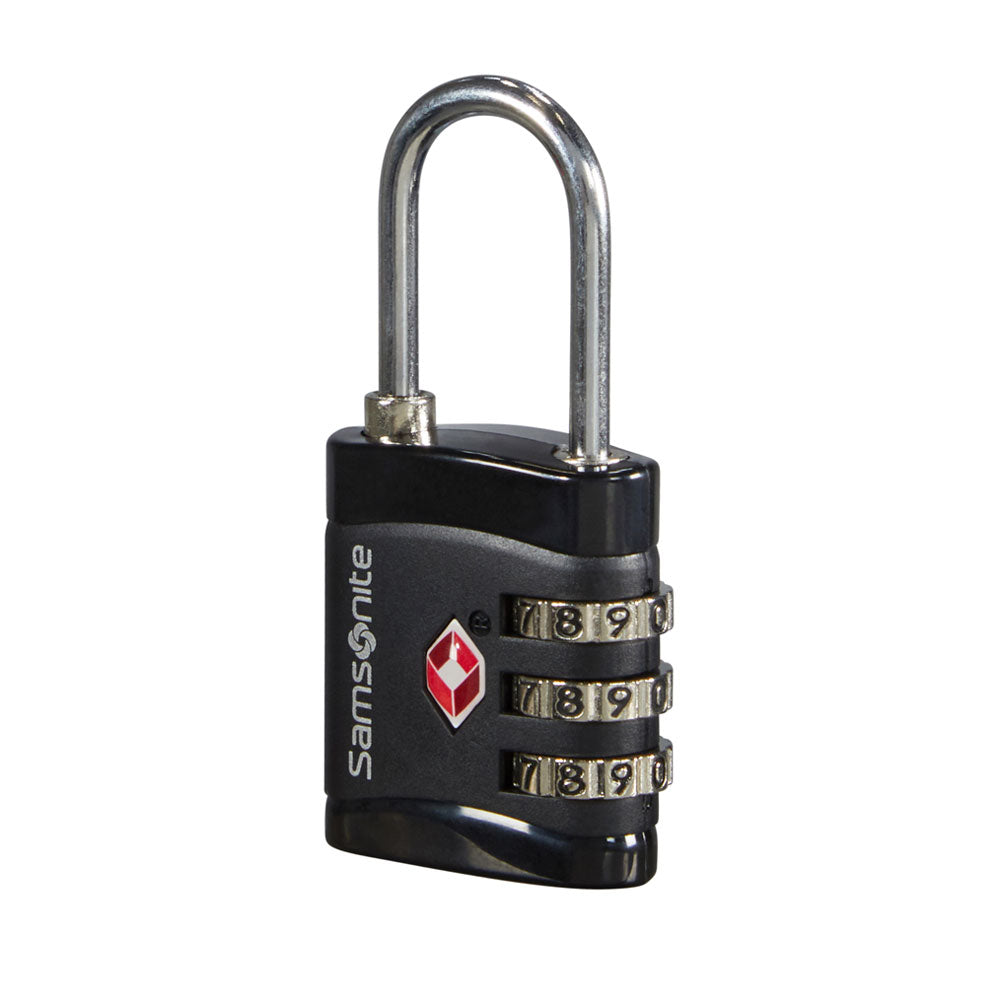 saxoline Candado Global Travel Accessories Combilock 3 Dial Tsa Black