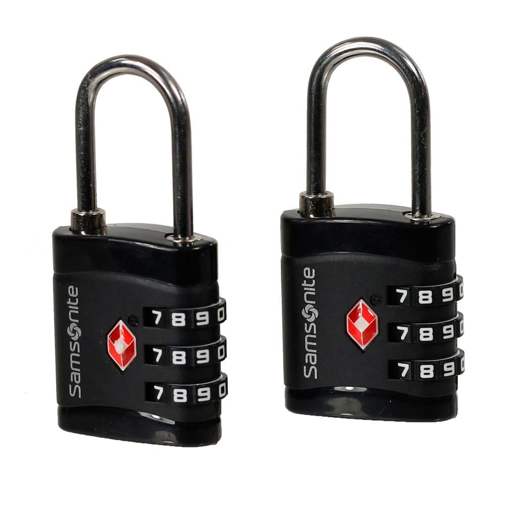 saxoline Candado Global Travel Accessories Combilock 3 Dial Tsa X2 Black