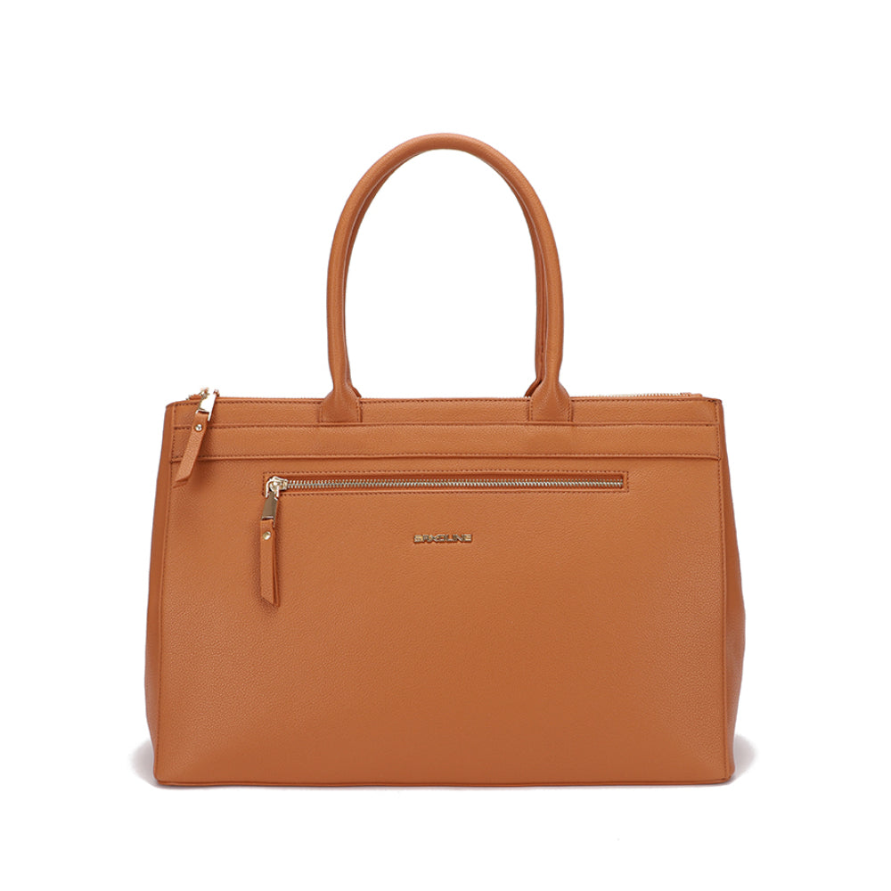 saxoline Cartera New Office Tote Bag Camel para Notebook