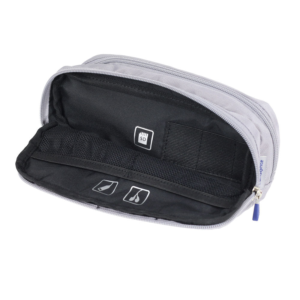 Saxoline Estuche Global Travel Accessories Cable Case Eclipse Grey