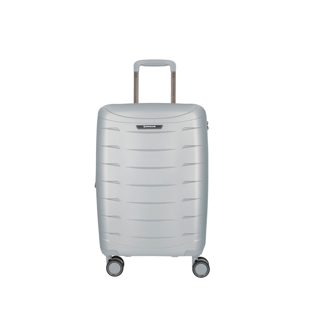 saxoline Maleta de cabina Moonstone Impact Pro plateada