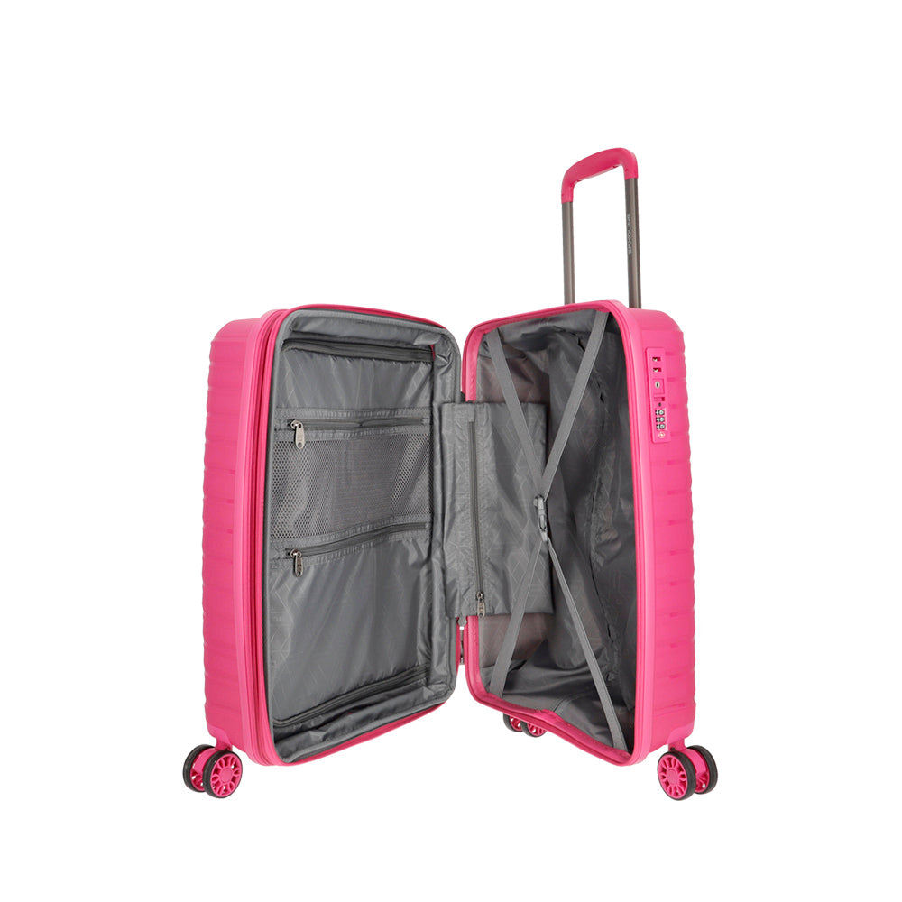 Saxoline Maleta De Cabina Titanium Impact Pro Rosada