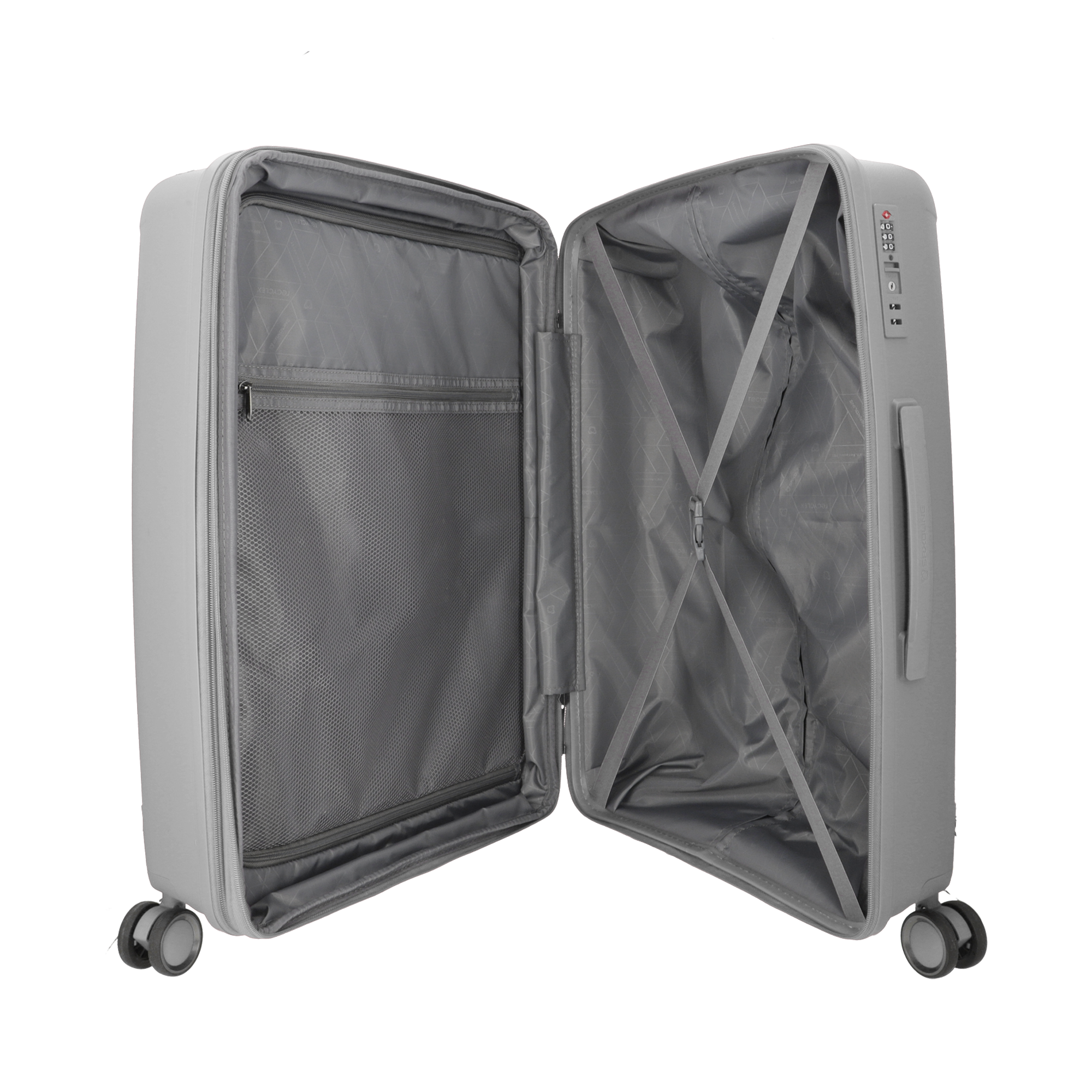 Saxoline Maleta Grande Moonstone Impact Pro Plateada